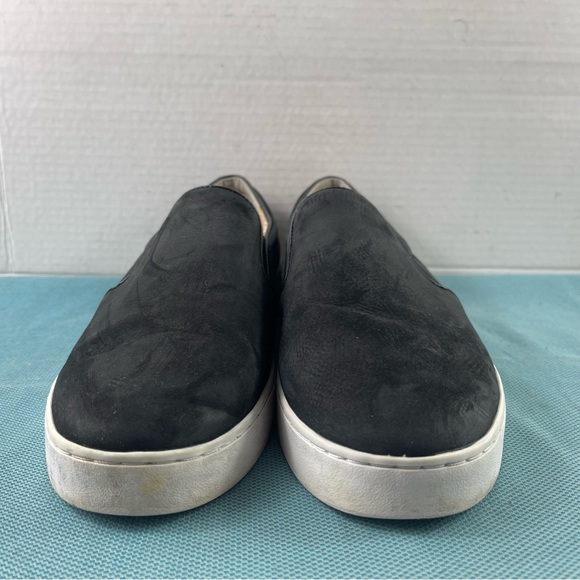 Vionic midi Womens Shoes Black Suede Slip On Stretch Comfort Loafers Flats - Picture 4 of 13